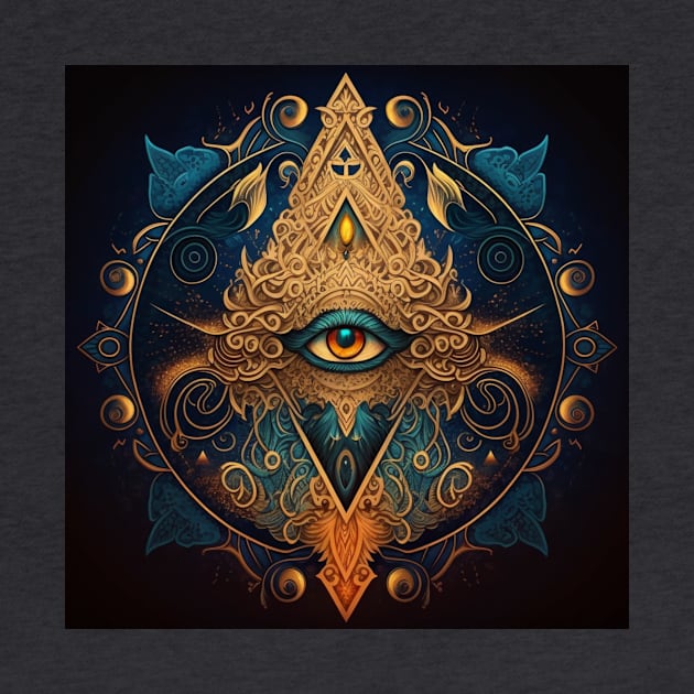 Mystical All-Seeing Eye by Star Scrunch